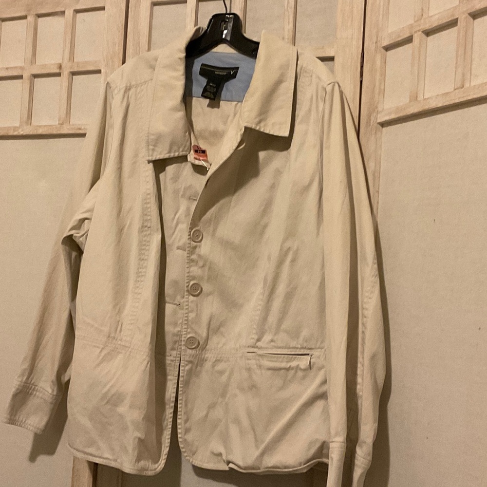 Venezia Men's Light Tan Shirt Jacket